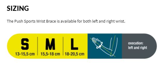 PUSH SPORTS WRIST BRACE