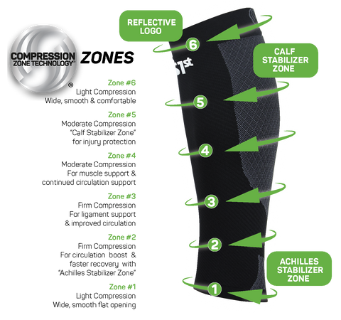 OS1ST COMPRESSION CS6 CALF SLEEVE