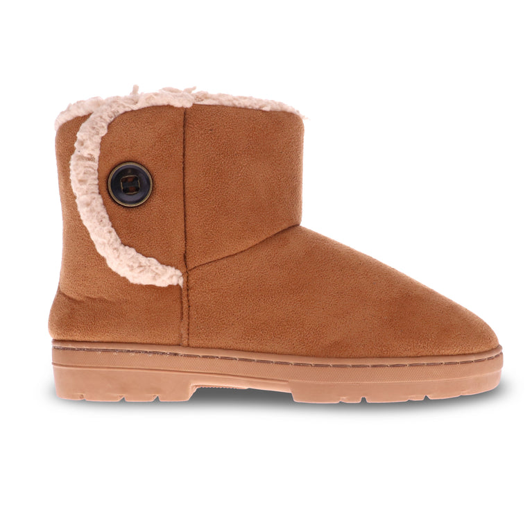 SCHOLL ORTHAHEEL FLUFFY SLIPPER BOOT