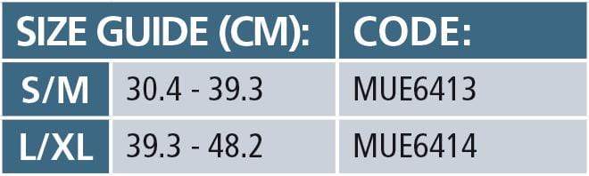 MUE641 4-WAY STRETCH KNEE SUPPORT WITH CIRCULAR WEAVING FOR TARGETED COMPRESSION