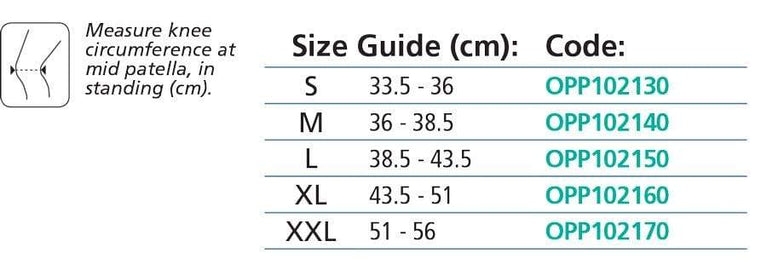 OPP1021 KNEE SUPPORT OPEN PATELLA
