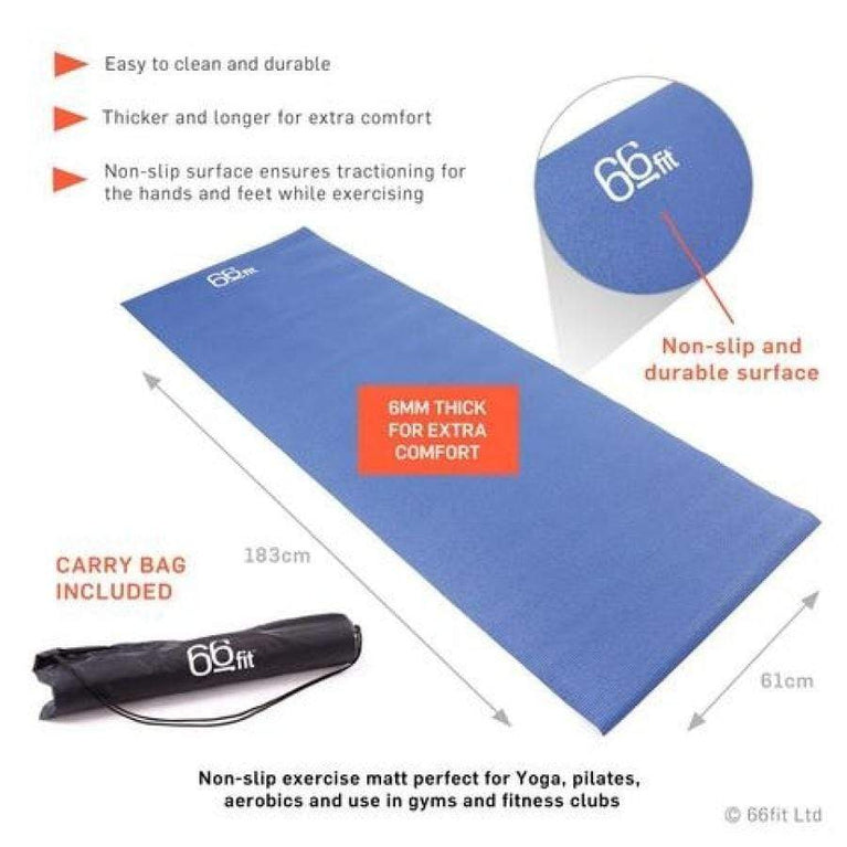 YOGA MAT PLUS & BAG 6MM